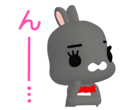 3D Rabbit Lapin & Bunny(1) sticker #13880999
