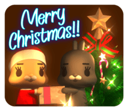 3D Rabbit Lapin & Bunny(1) sticker #13881004