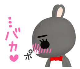 3D Rabbit Lapin & Bunny (2) sticker #13881129