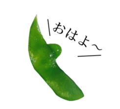 Green soybeans for now. sticker #13881363