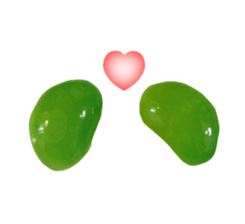 Green soybeans for now. sticker #13881365