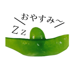 Green soybeans for now. sticker #13881384