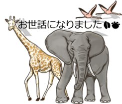 Balloon safari park sticker #13881440