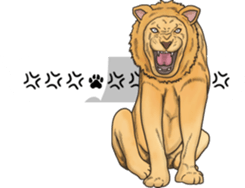 Balloon safari park sticker #13881460