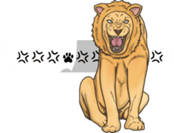 Balloon safari park sticker #13881460