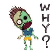 HALLOWEEN MONSTERS THE REAL (English) sticker #13881793