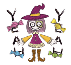 HALLOWEEN MONSTERS THE REAL (English) sticker #13881795