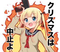 Twin Tails winter ver sticker #13881961