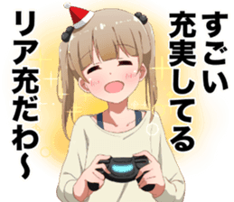 Twin Tails winter ver sticker #13881962