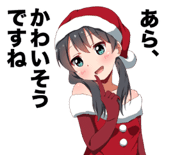 Twin Tails winter ver sticker #13881963