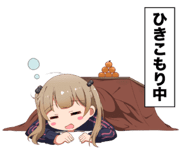 Twin Tails winter ver sticker #13881972