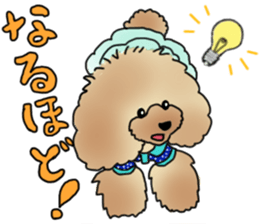 CoCo the Poodle sticker #13882675