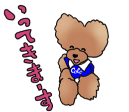 CoCo the Poodle sticker #13882680