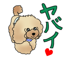 CoCo the Poodle sticker #13882685