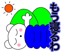 Large letters kansai dialect bear 5 sticker #13882768