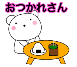 Large letters kansai dialect bear 5 sticker #13882777