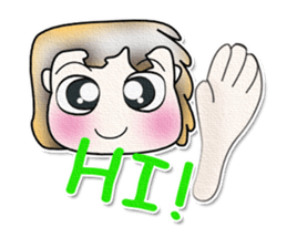 Hello! My name is Kenshiro. Good luck!! sticker #13882953