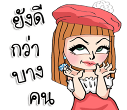 Jackie pretty girl sticker #13883683