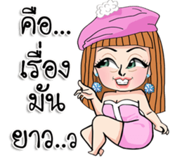 Jackie pretty girl sticker #13883692