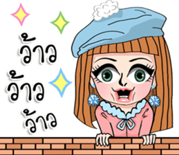 Jackie pretty girl sticker #13883705