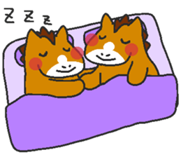 Love oriental Zodiac[horse] sticker #13883773