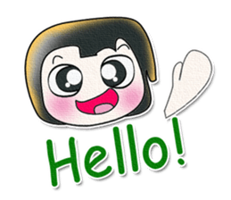 Hello! My name Midoru. Good luck. sticker #13884366