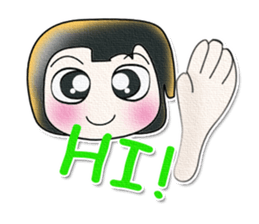 Hello! My name Midoru. Good luck. sticker #13884369