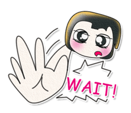 Hello! My name Midoru. Good luck. sticker #13884371