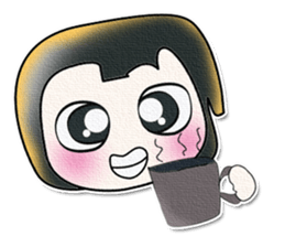 Hello! My name Midoru. Good luck. sticker #13884394