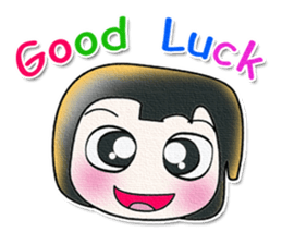 Hello! My name Midoru. Good luck. sticker #13884400