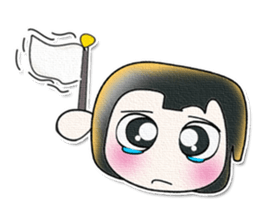 Hello! My name Midoru. Good luck. sticker #13884401