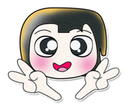 Hello! My name Midoru. Good luck. sticker #13884402