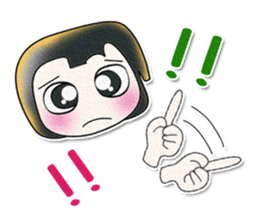 Hello! My name Midoru. Good luck. sticker #13884403