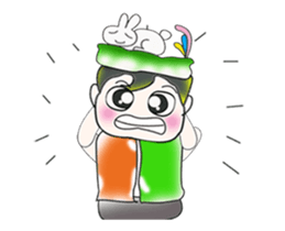 Mr. Kosuke. Love rabbit. ^_^ sticker #13884631