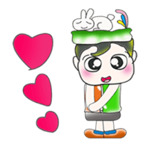 Mr. Kosuke. Love rabbit. ^_^ sticker #13884636