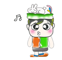 Mr. Kosuke. Love rabbit. ^_^ sticker #13884637