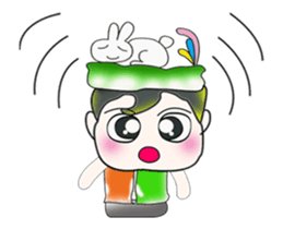 Mr. Kosuke. Love rabbit. ^_^ sticker #13884642