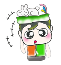 Mr. Kosuke. Love rabbit. ^_^ sticker #13884643