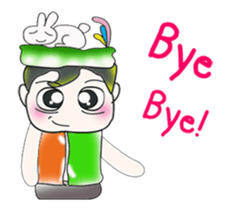 Mr. Kosuke. Love rabbit. ^_^ sticker #13884644