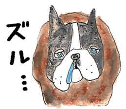 LOVE Boston Terrier sticker #13886010