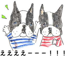 LOVE Boston Terrier sticker #13886014