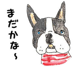 LOVE Boston Terrier sticker #13886019