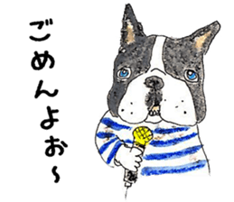 LOVE Boston Terrier sticker #13886029