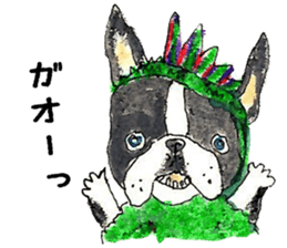 LOVE Boston Terrier sticker #13886037