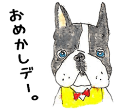 LOVE Boston Terrier sticker #13886041