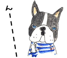 LOVE Boston Terrier sticker #13886044