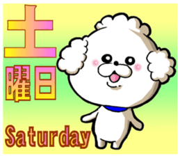 We use weekly poodle every week sticker #13886203