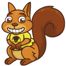 Sundrick the Squirrel sticker #13886678