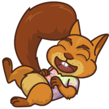 Sundrick the Squirrel sticker #13886682