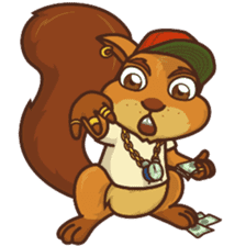 Sundrick the Squirrel sticker #13886683
